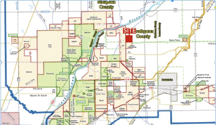 Alberta Industrial Heartland Map 160 Acres (+/-) Industrial Heartland - Royal Park Realty